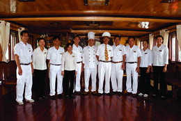 Victory Cruise's staffs