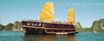 Tourists are enjoying Halong Bay and Phoenix Cruiser - TL105