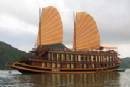 TOURISTS IN Halong Bay cruising with Indochina Sails