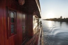 Travelers with Mekong River 7 day cruise with Le Cochinchine