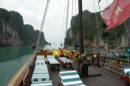 TOURISTS IN An Nam Junk