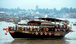 Travelers with Discover Mekong River with Bassac cruiser