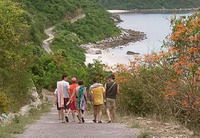 TOURISTS IN 1-day Cham Island Tour