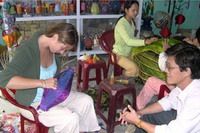 TOURISTS IN Lantern Making Tour