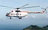 TOURISTS IN Helicopter to Halong Bay