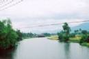 TOURISTS IN Cai river trip in the countryside