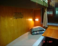 King Express train's tourist cabin