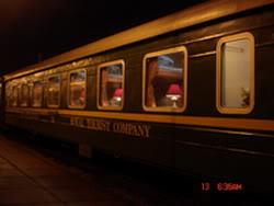 Royal train carriage, express train from Hanoi to Sapa, Lao Cai, Vietnam